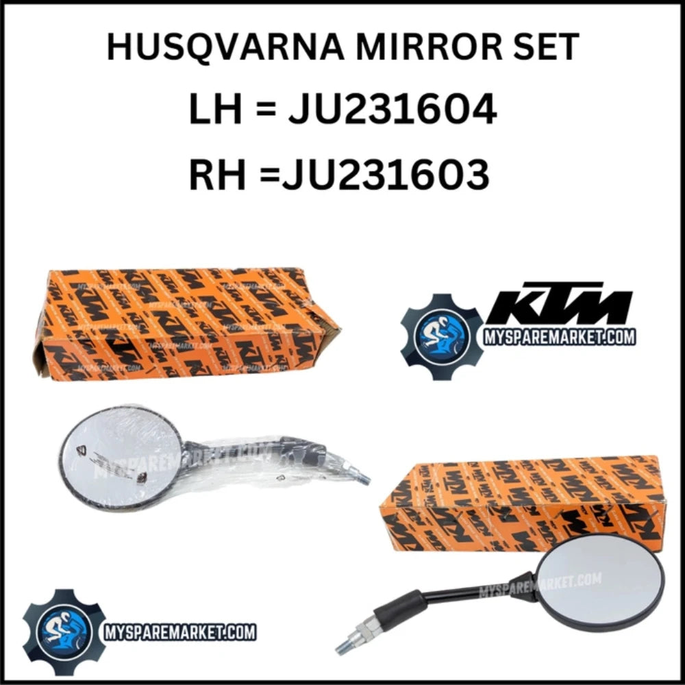 HUSQVARNA MIRROR Pair - JU231603 (Right) + JU231604 (Left)