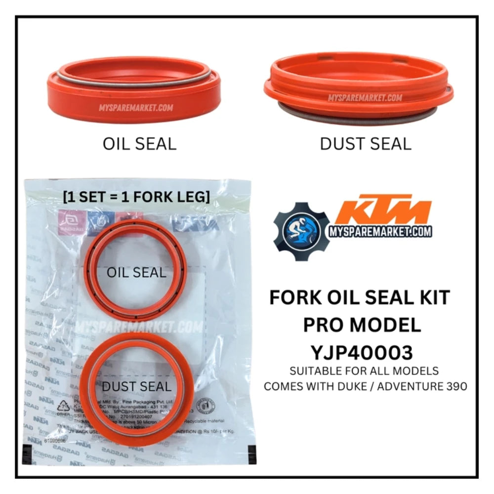 FORK OIL SEAL KIT - PRO MODEL - YJP40003