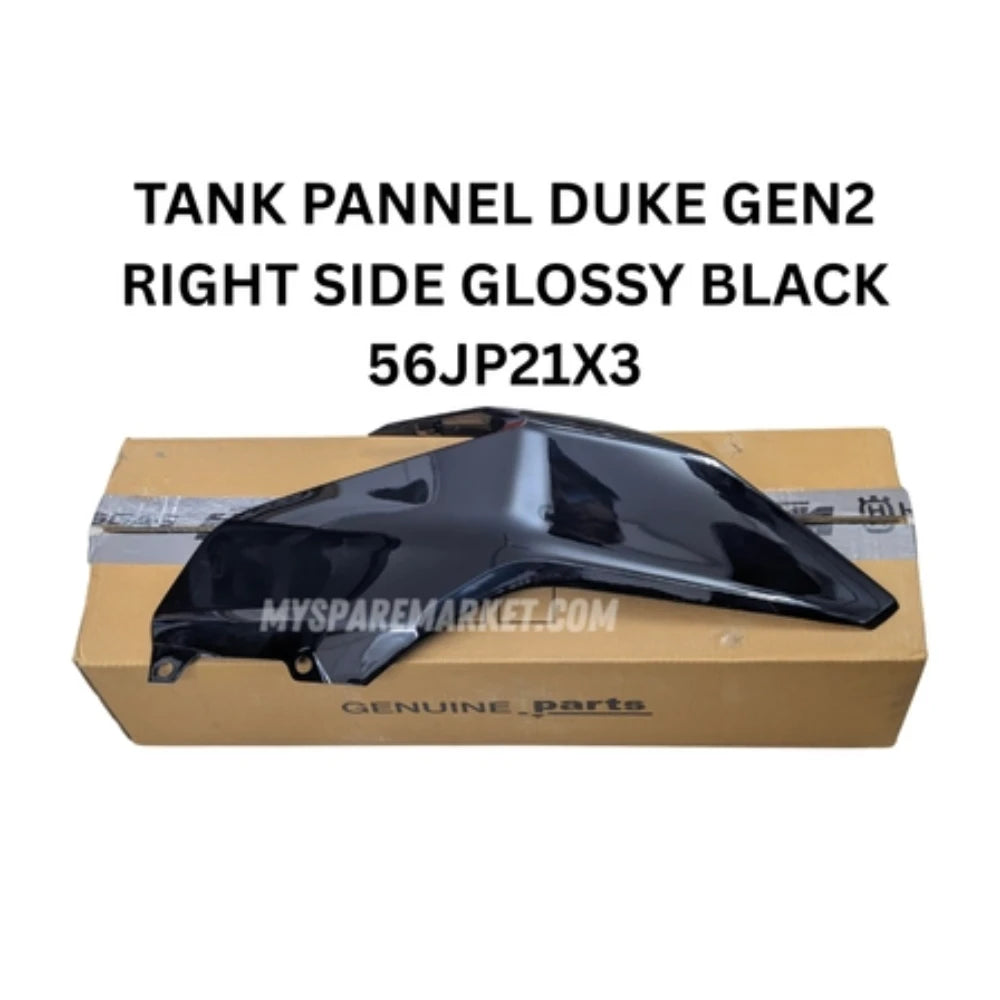 TANK PANNEL - DUKE GEN 2 - RIGHT SIDE - GLOSSY BLACK - 56JP21X3