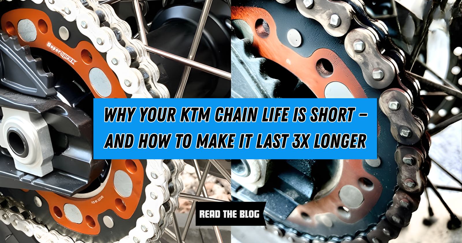 Why Your KTM Chain Life Is Short — And How to Make It Last 3X Longer