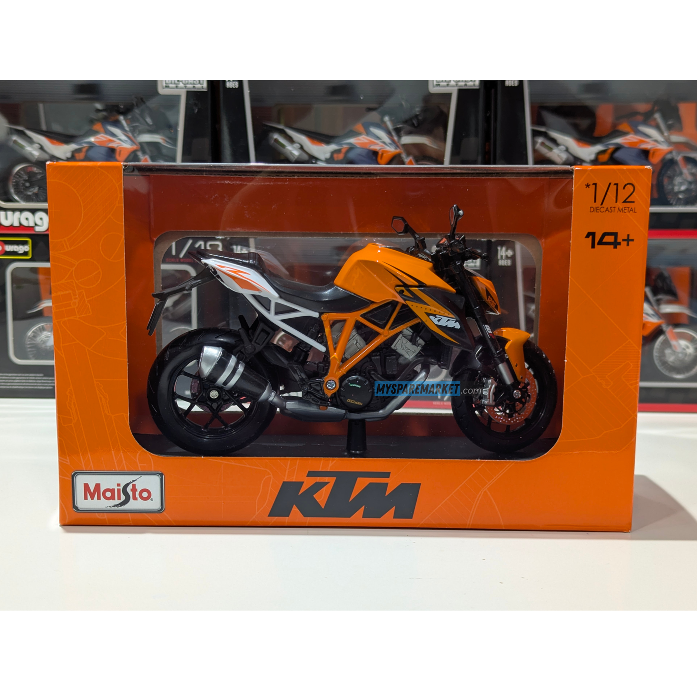KTM 1920 SUPER DUKE R - MAISTO MINIATURE (Big Size Model: *1/12)