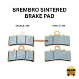 ORIGINAL BREMBO SINTERED BRAKE PAD FRONT  -NEW OPEN BOX YJG45009 (KTM /HUSQVARNA/BAJAJ/APRILIA/TRIUMPH/TVS/BMW/KAWASAKI)