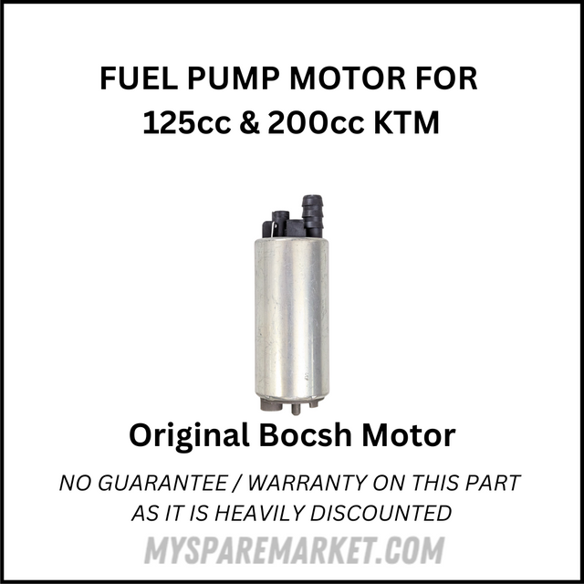 FUEL PUMP MOTOR - Original BOCSH for Duke 125 / Duke 200 Bs3