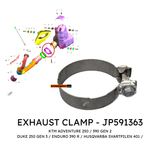 EXHAUST CLAMP - JP591363 (GEN 3 DUKE & ADVENTURE GEN 2, ENDURO)