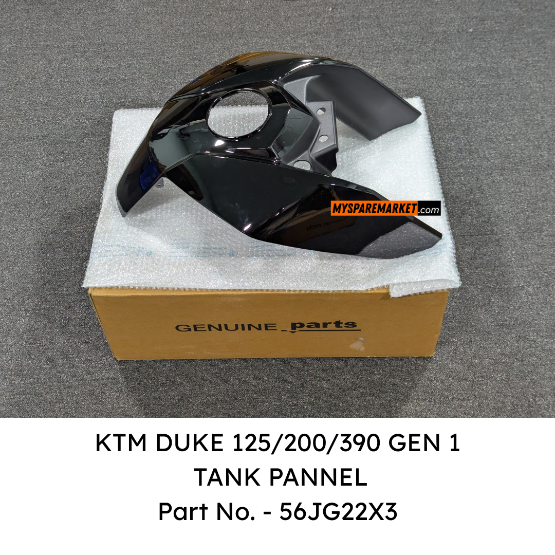 Tank Pannel - Duke (Gen 1) 125 / 200 / 390  - 56JG22X3 (BLACK PAINTED)