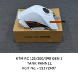 Tank Pannel - KTM RC (Gen 1) 125 / 200 / 390  - 52JY2407