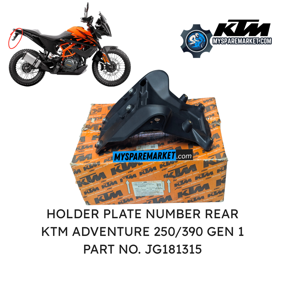 KTM ADVENTURE 250/390 GEN 1 - NUMBER PLATE HOLDER - JG181315