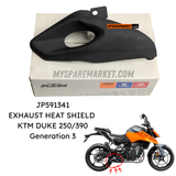 EXHAUST HEAT SHIELD  KTM DUKE 250/390 Gen3 2024 onwards - JP591341