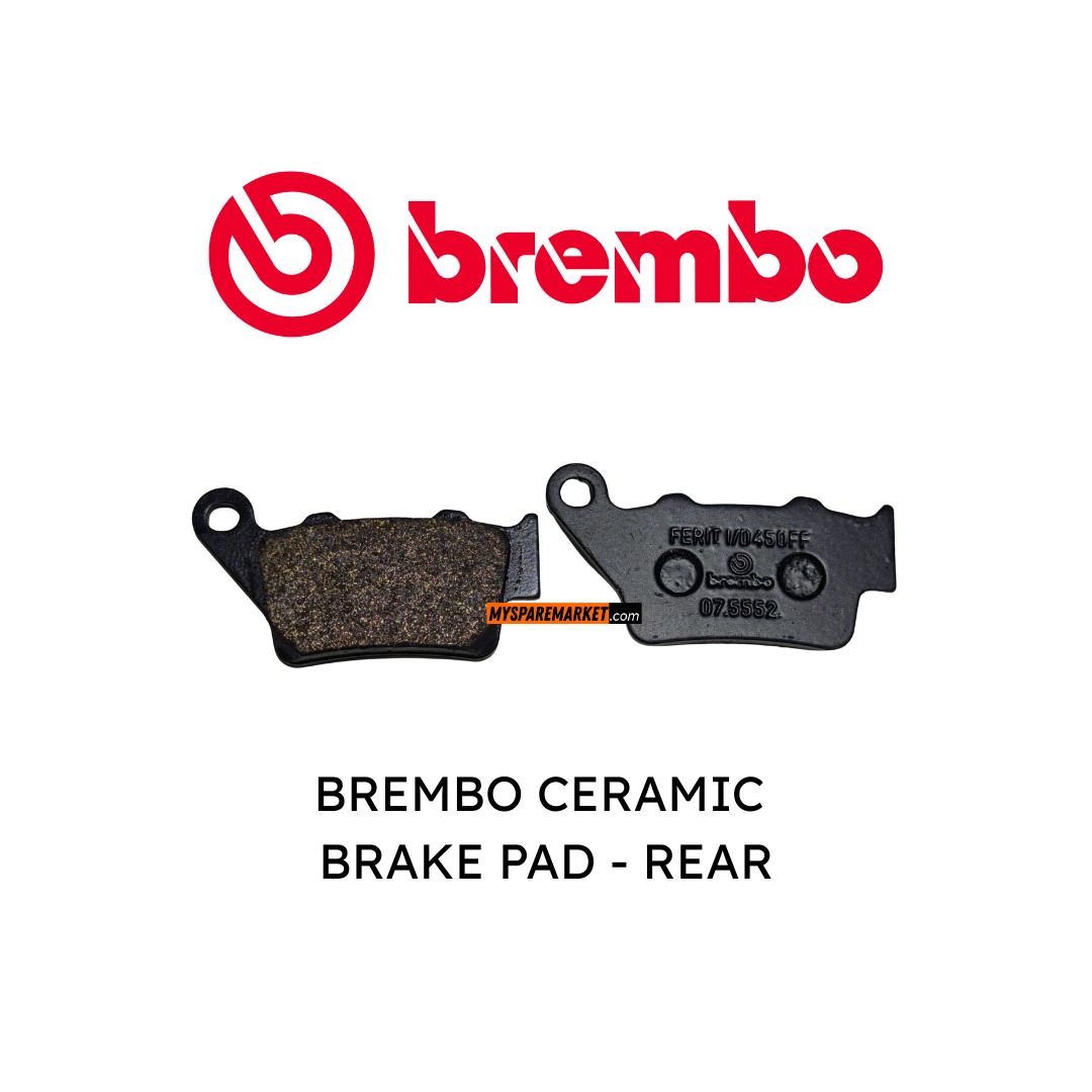 BREMBO CERAMIC - REAR BRAKE PAD- KTM  / Triumph / BMW / RE / Bajaj
