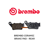 BREMBO CERAMIC - REAR BRAKE PAD- KTM  / Triumph / BMW / RE / Bajaj
