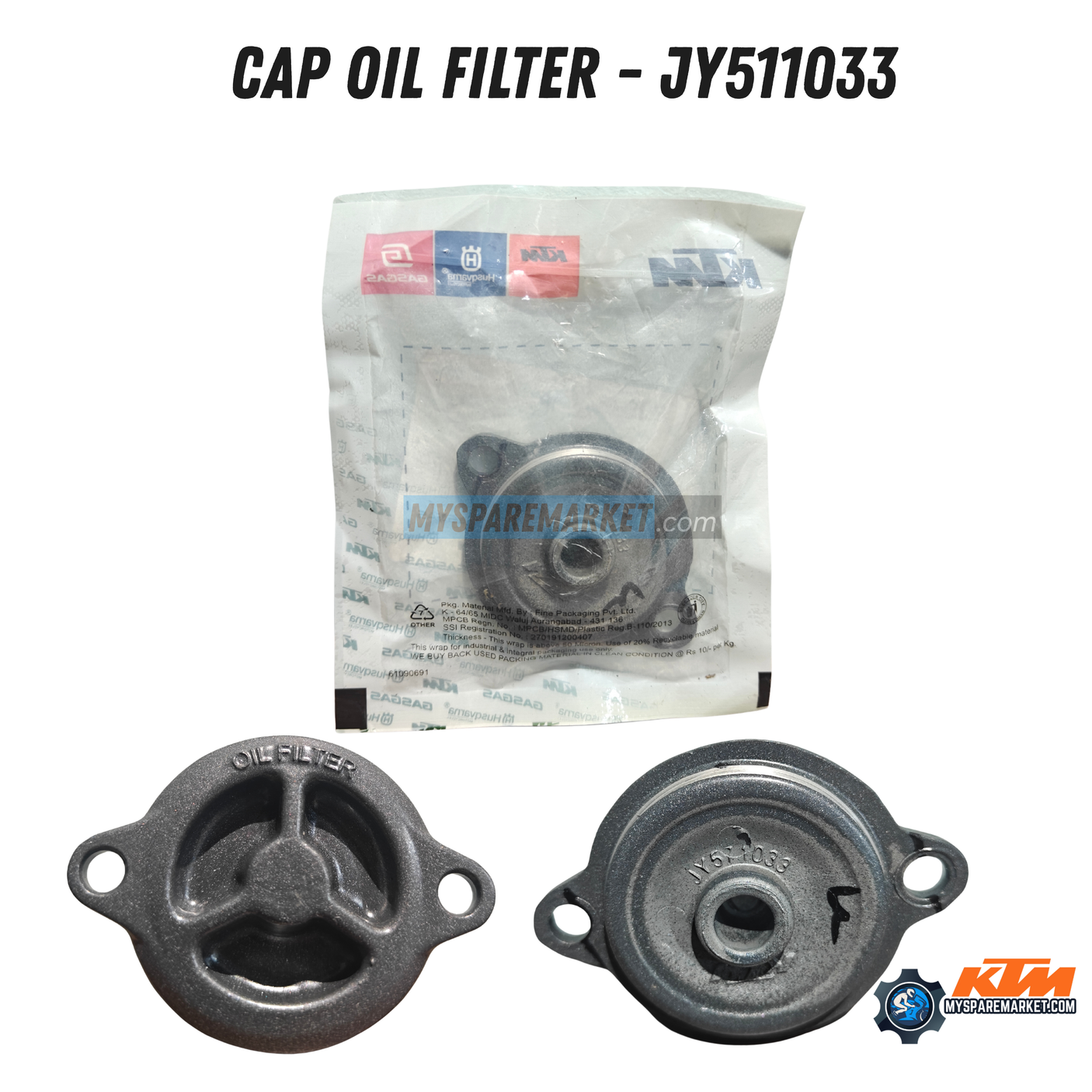 CAP OIL FILTER- JY571033