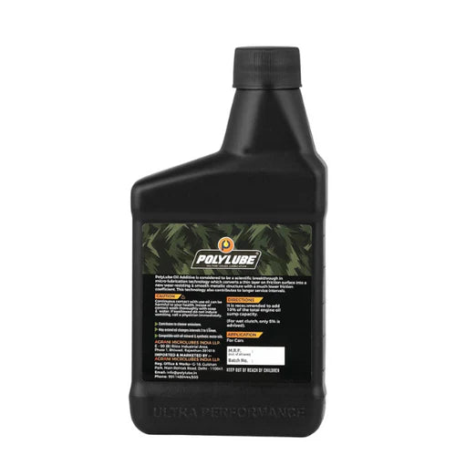 Polylube Engine Oil Additive For SUVs and High End Cars 500 ml Pack [10% of Engine CC] 500 ml Pack
