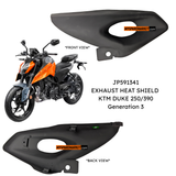 EXHAUST HEAT SHIELD  KTM DUKE 250/390 Gen3 2024 onwards - JP591341