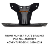 Number Plate Bracket - Front - Adventure 390 Gen 1 2020-2024 (JG232809)