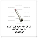 BOLT SOCKET M10 X 1.25 - REAR SUSPENSION BOLT (MONO BOLT) - LAC00006