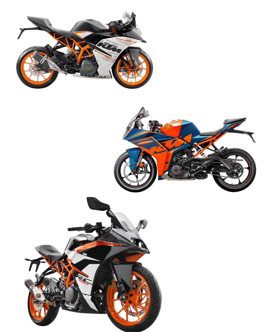Chain Kit - KTM 390cc - Regular / Brass / Orange