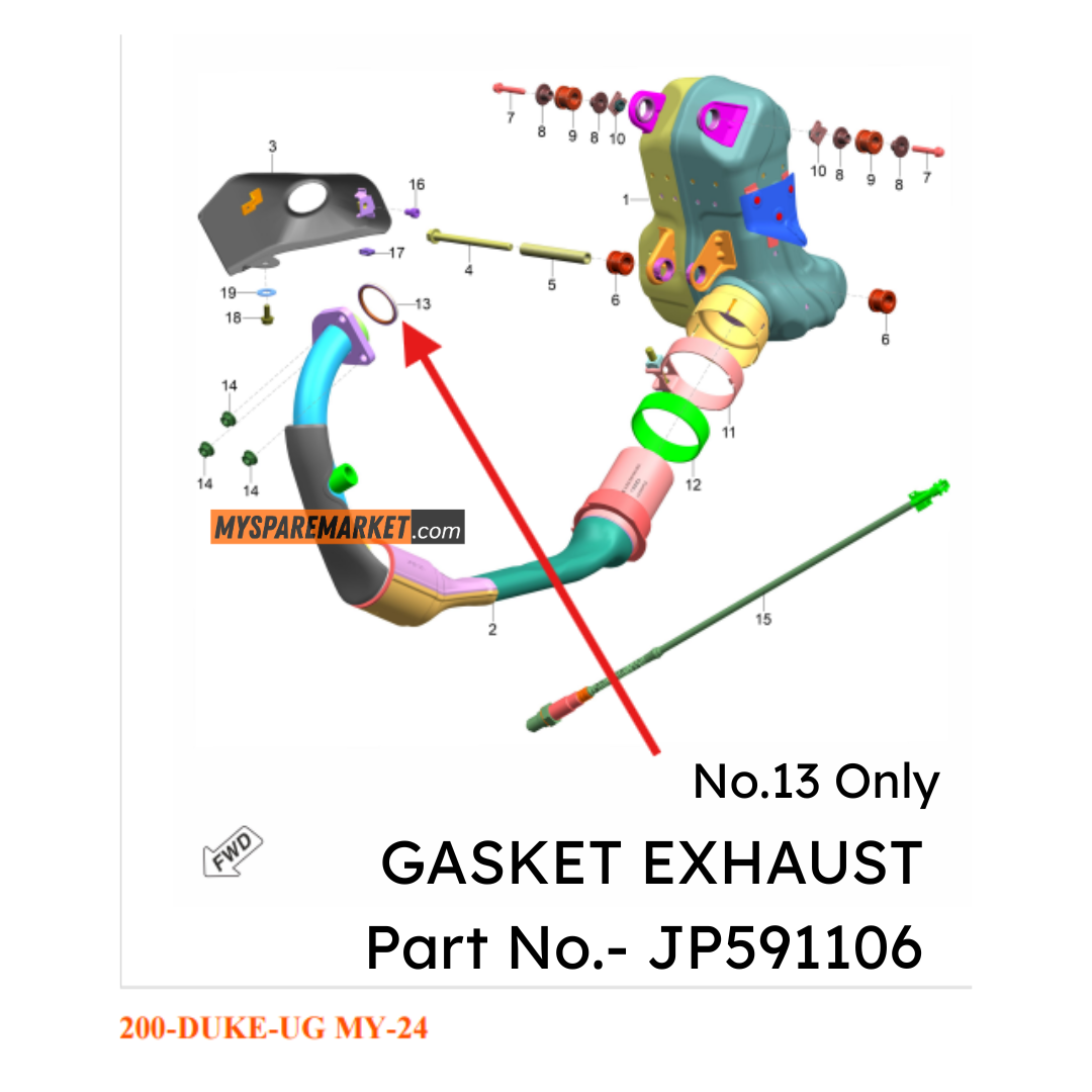 GASKET EXHAUST - JP591106 (Duke 200 2024)