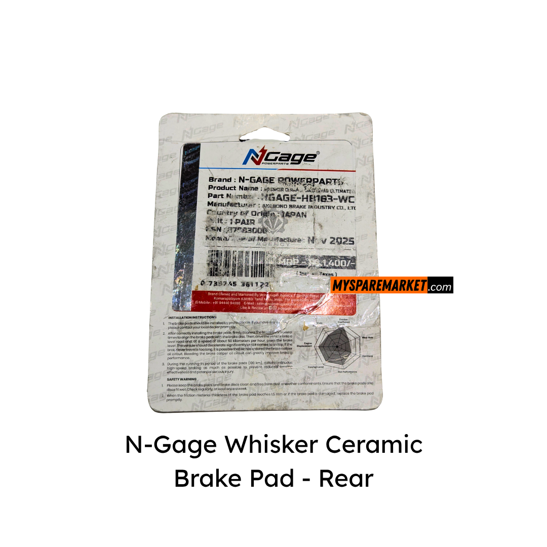 Ngage Ceramic Rear Brake Pad - KTM (HB163)
