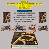 Chain Kit - KTM RC / DUKE 200 (6 Hole & 4 Hole Sprocket)