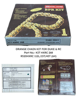 Chain Kit - KTM 390cc - Regular / Brass / Orange