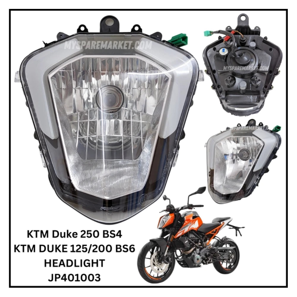 DUKE390ヘッドライト バイク パーツ 【公式通販】 純正タイプ ヘッド