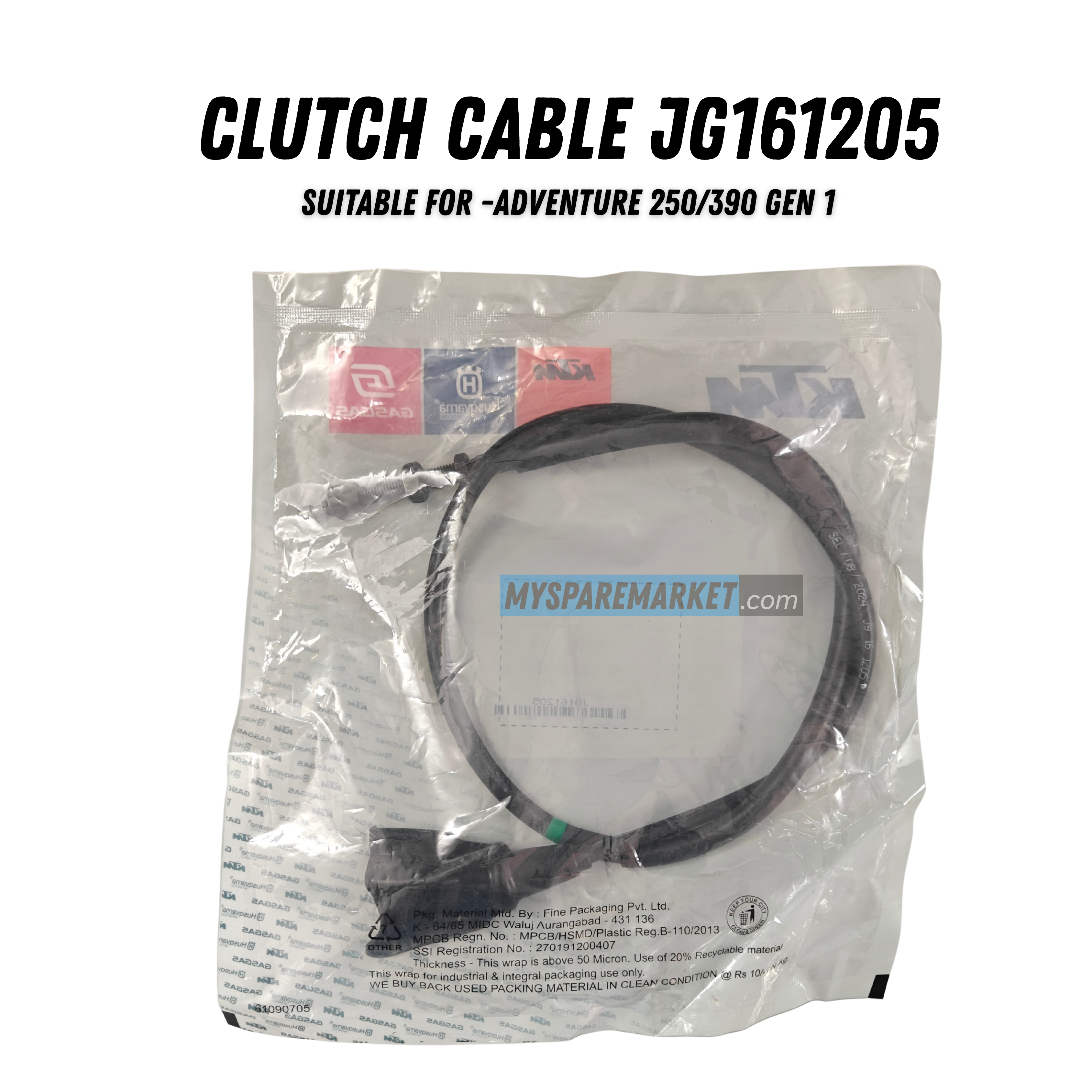 CABLE CLUTCH - JG161205 – MySpareMarket