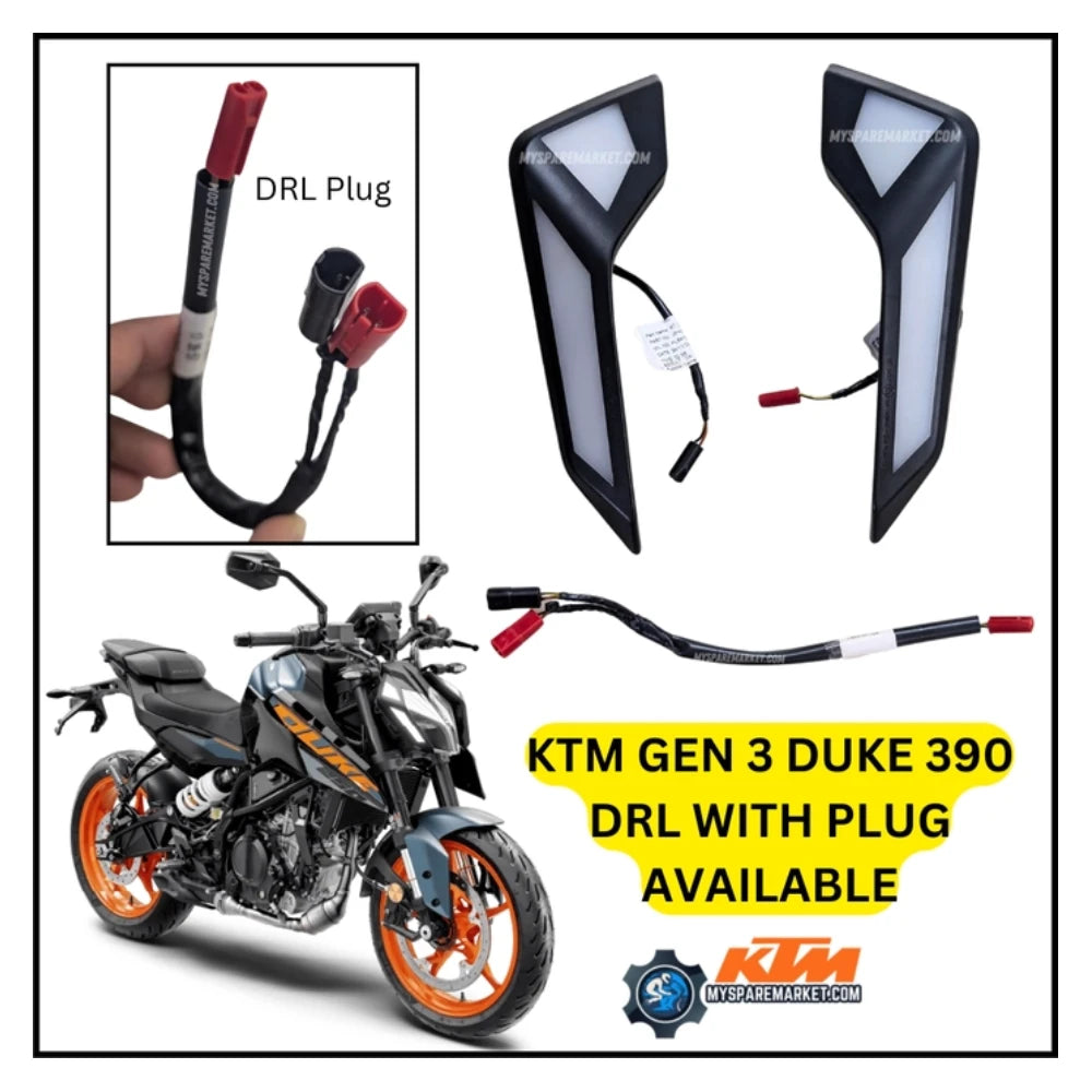 KTM DUKE 390 GENERATION 3 - DRL (JP401045 + JP401048) + PLUG