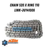 CHAIN 520 X RING 110 LINK-JU141006