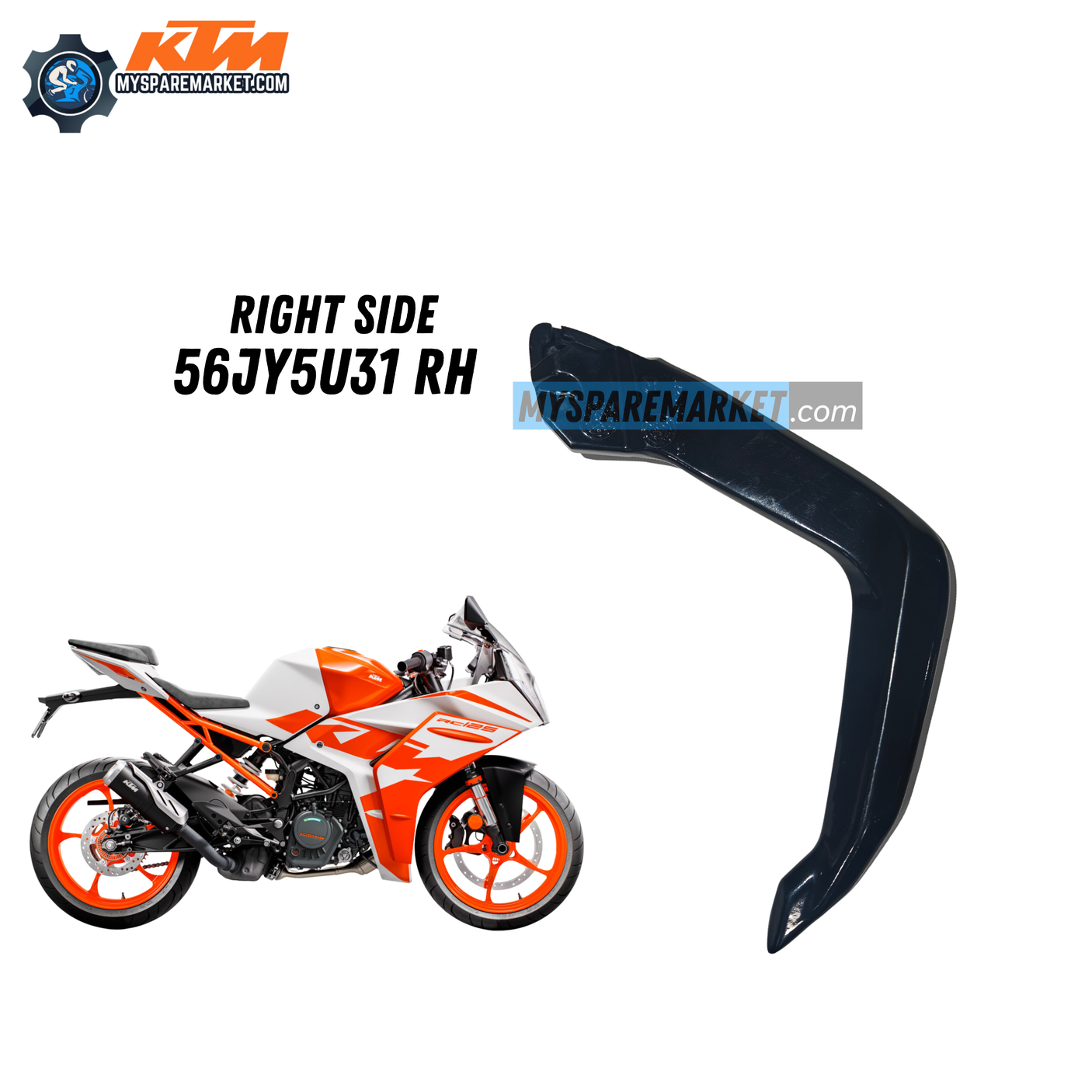 KTM RC 2ND GEN GRAB HANDLE-56JY5V31 LH /56JY5U31 RH