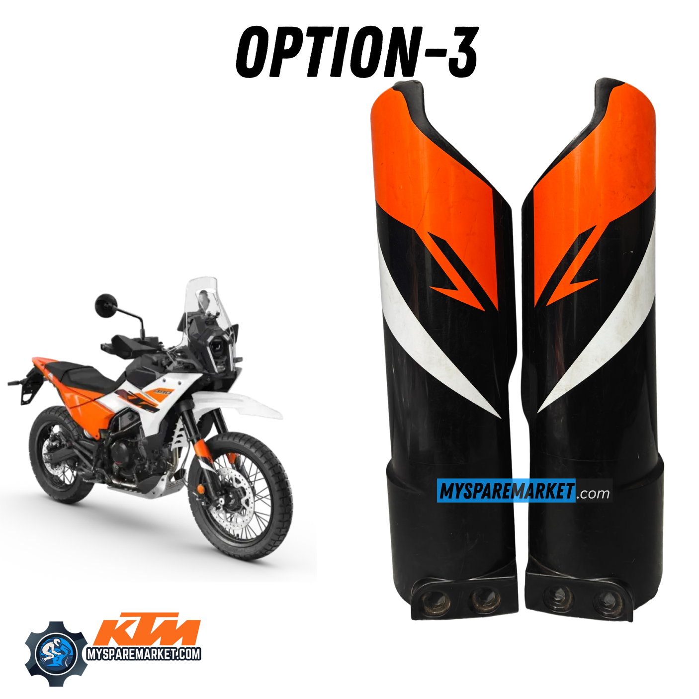FORK PROTECTORS FOR ADVENTURE 250/390  GEN2 AND ENDURO 390