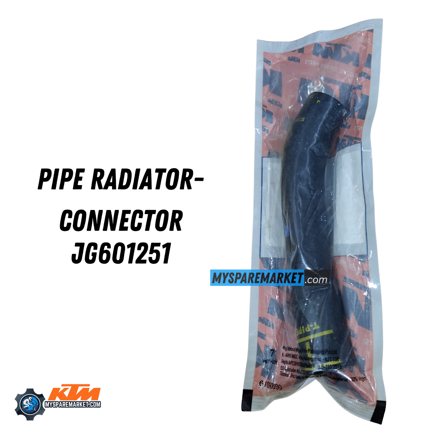 PIPE RADIATOR-CONNECTOR-JG601251