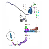 PIPE RADIATOR-CONNECTOR-JG601251