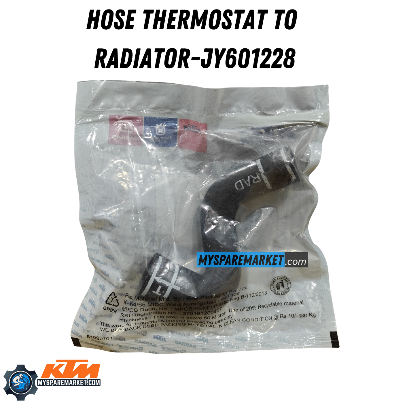 HOSE THERMOSTAT TO  RADIATOR-JY601228