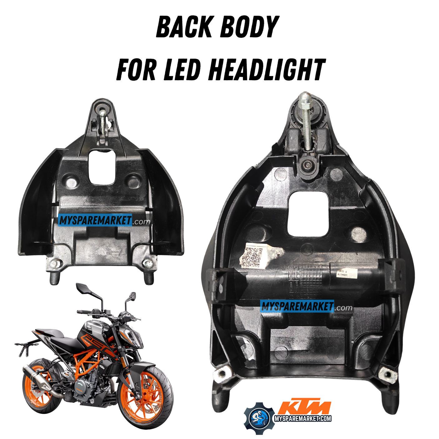 BACK BODY -FOR LED HEADLIGHT [OPEN BOX]