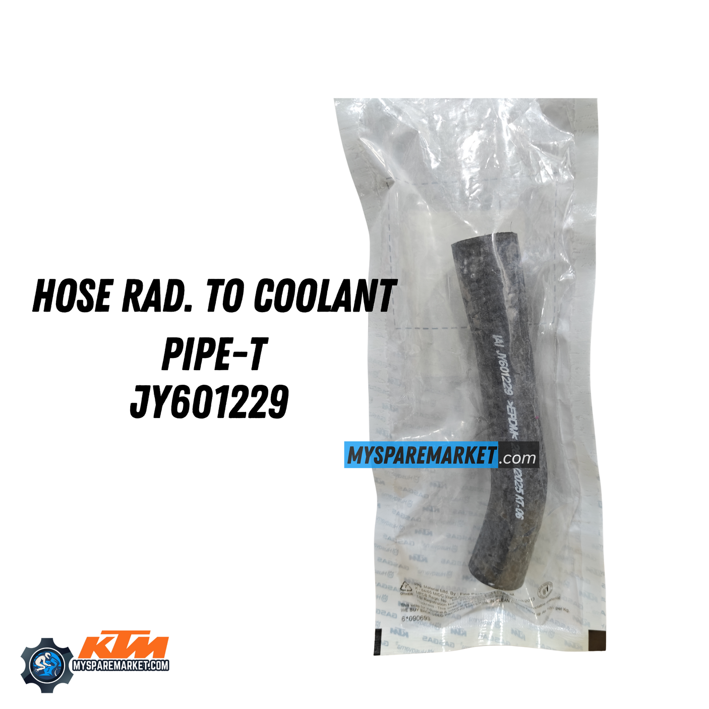 HOSE RAD. TO COOLANT PIPE-T-JY601229