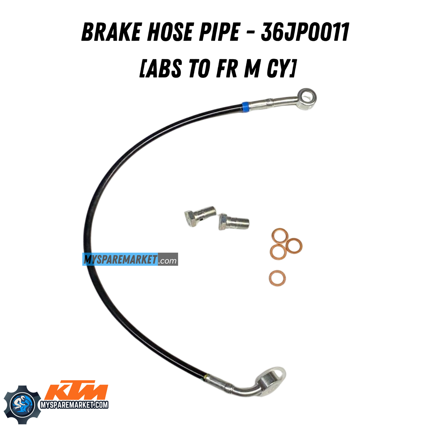 BRAKE HOSE PIPE - 36JP0011 [ABS TO FR M CY]