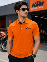 KTM RACING TSHIRT - HYPERDRY PREMIUM QUALITY EMBROIDERED (UNOFFICIAL APPAREL)