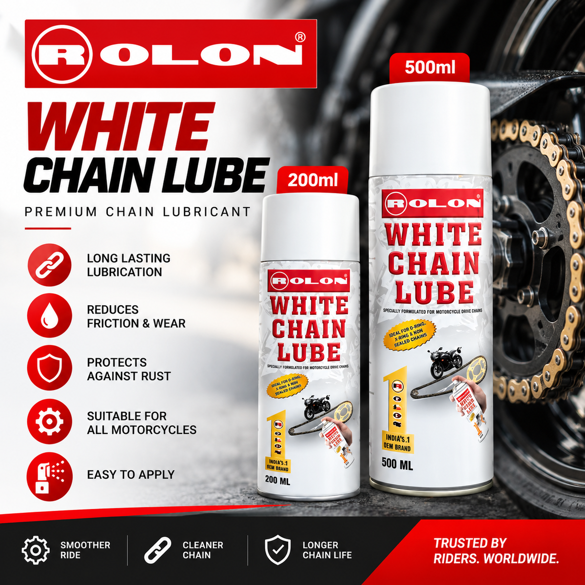 ROLON LUBE - WHITE