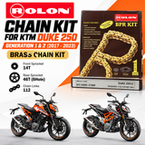 ROLON Chain Kit for KTM Duke 250 Gen 1 & Gen 2 (2017–2023)