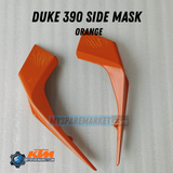 KTM DUKE 390 SIDE MASK SET ORANGE