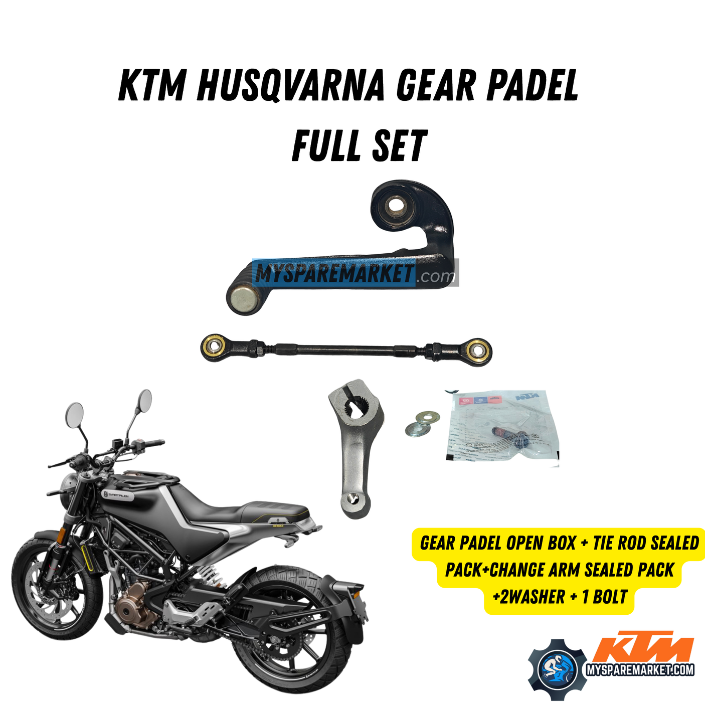 GEAR PADEL HUSQVARNA 250/390 PADEL FULL SET