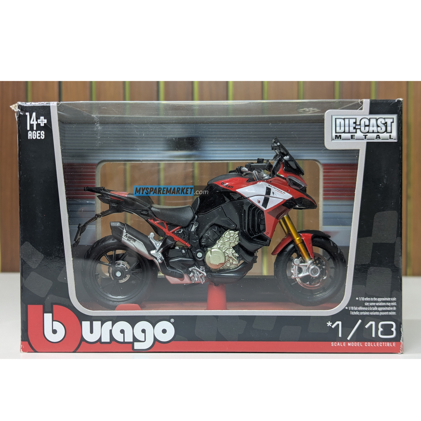 Ducati Multistrada V4 - MAISTO MINIATURE (Small Size Model: *1/18)
