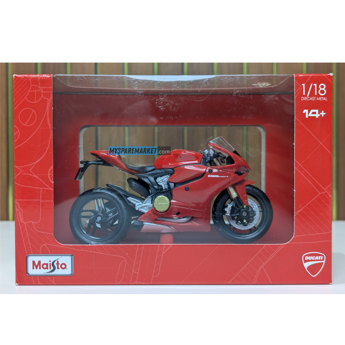 Ducati 1199 Panigale - Maisto Miniature (Small Size Model: *1/18)