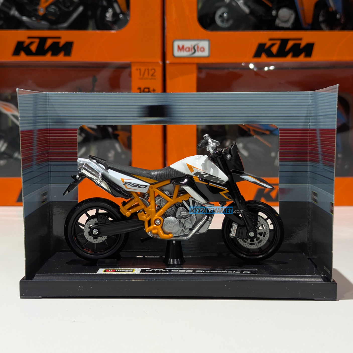 KTM 990 SUPERMOTO R - MAISTO MINIATURE (Small Size Model: *1/18)