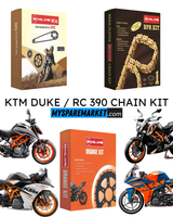 Chain Kit - KTM 390cc - Regular / Brass / Orange