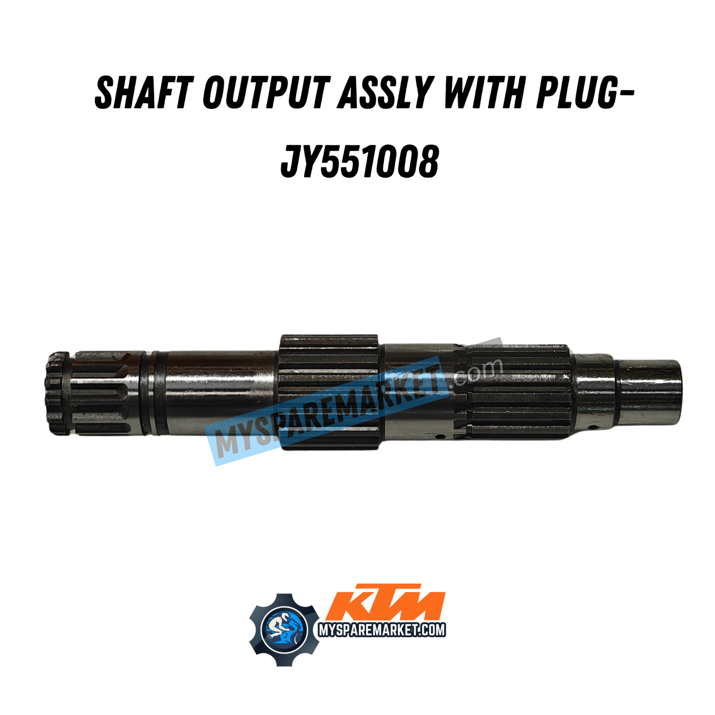 SHAFT OUTPUT ASSLY WITH PLUG-JY551008