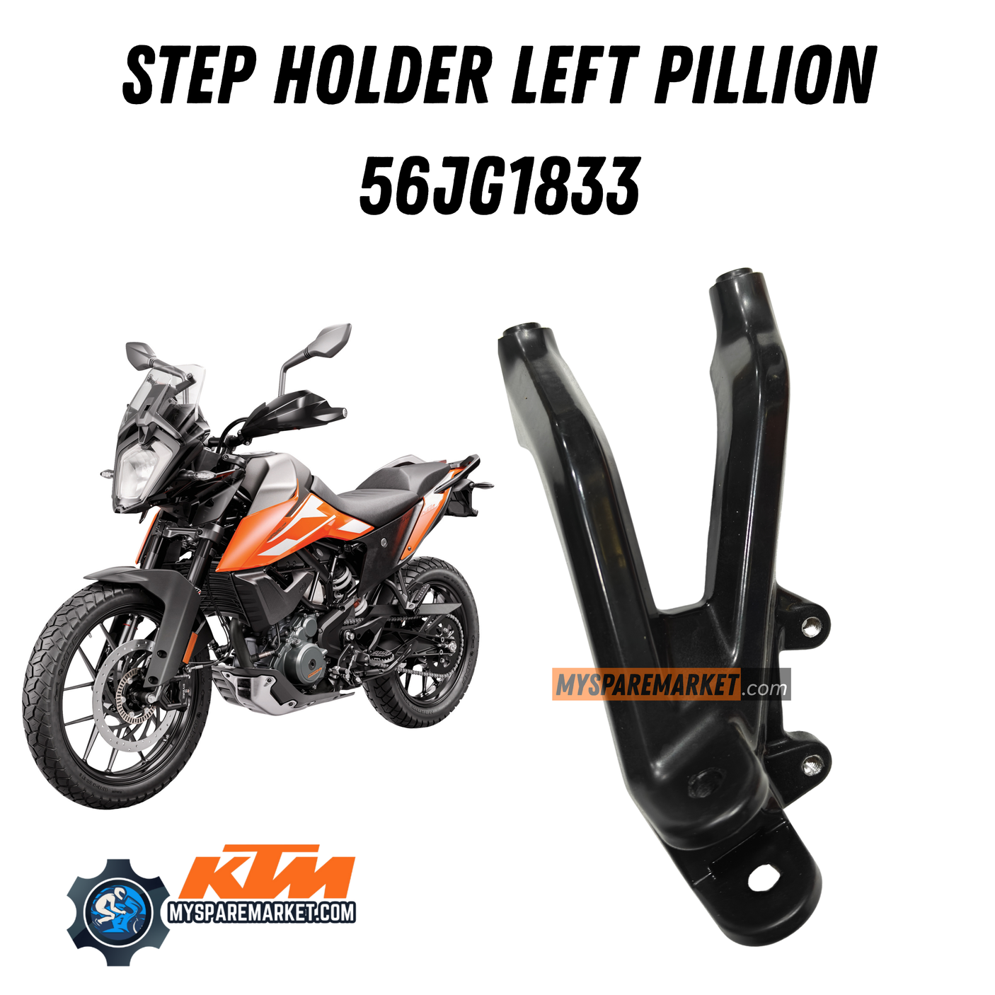 STEP HOLDER LEFT ADVENTURE 250 GEN-1 56JG1833