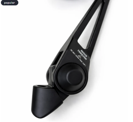 SPIKI Napoleon Ray Mirrors (Pair) | Anti-Glare Oval Mirrors with Short Stem | Anti-Shock | Universal Fit for Motorcycles & Scooters