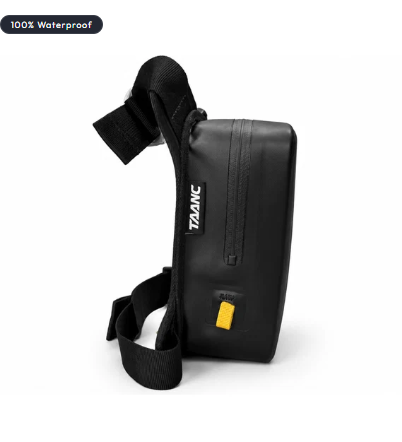TAANC WP Waterproof Motorcycle Thigh Bag /- TPU Riding Leg Bag For Adventure Touring, Hiking & Travel - Black