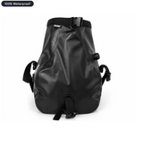TAANC 40L Waterproof Motorcycle Tail Bag For Bike Touring, Adventure Riding, Camping & Travel | Universal Rear Seat Luggage | Terra Series | Black